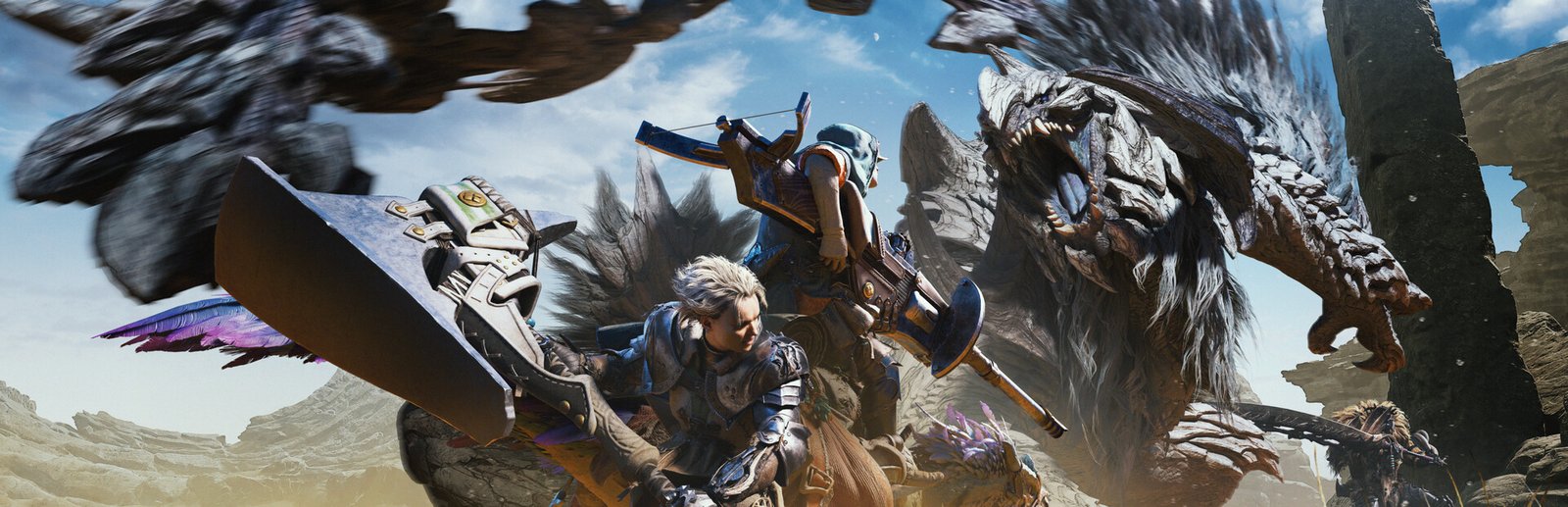Arte oficial de Monster Hunter Wilds